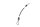 Rear seat safety cable, lock mount Kawasaki ZR-7S ZR750F/H 01-04