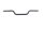 Handlebar 22mm tubular handlebar black universal curved Kawasaki ZR-7S ZR750F/H 01-04