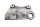 Rear brake caliper bracket, brake caliper mount Kawasaki ZR-7S ZR750F/H 01-04
