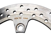 Rear brake disc, drilled; round disc brake Kawasaki ZR-7S ZR750F/H 01-04