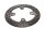 Rear brake disc, drilled; round disc brake Kawasaki ZR-7S ZR750F/H 01-04
