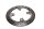 Rear brake disc, drilled; round disc brake Kawasaki ZR-7S ZR750F/H 01-04