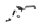 Rear brake lever, foot brake lever, brake pedal Kawasaki ZR-7S ZR750F/H 01-04
