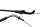 Throttle cable double cable throttle bow cable 12-1644 Kawasaki ZR-7S ZR750F/H 01-04
