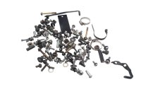 Screw set, trim, frame, retaining plate Kawasaki ZR-7S...