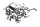 Screw set, trim, frame, retaining plate Kawasaki ZR-7S ZR750F/H 01-04