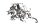 Screw set, trim, frame, retaining plate Kawasaki ZR-7S ZR750F/H 01-04