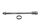 Swingarm axle, swingarm axle, spacer ring Kawasaki ZR-7S ZR750F/H 01-04