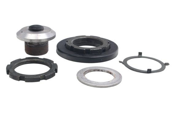 Steering bearing clamping screw lock nut set Kawasaki ZR-7S ZR750F/H 01-04