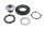Steering bearing clamping screw lock nut set Kawasaki ZR-7S ZR750F/H 01-04
