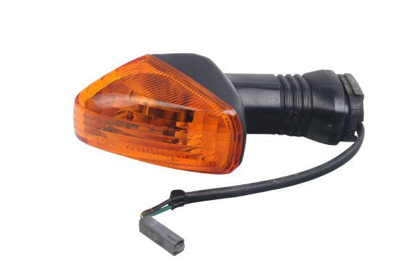 Front right turn signal, orange housing, lamp holder Kawasaki ZR-7S ZR750F/H 01-04
