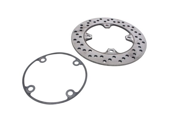 Rear brake disc, drilled; brake disc seal Kawasaki ZR-7S ZR750F/H 01-04