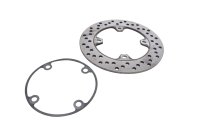 Rear brake disc, drilled; brake disc seal Kawasaki ZR-7S...
