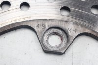 Rear brake disc, drilled; brake disc seal Kawasaki ZR-7S ZR750F/H 01-04