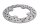 Rear brake disc, drilled; brake disc seal Kawasaki ZR-7S ZR750F/H 01-04