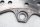 Rear brake disc, drilled; brake disc seal Kawasaki ZR-7S ZR750F/H 01-04