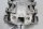 Rear cover, rear carrier, luggage rack, silver BMW R 1200 GS K25 0307 R12 04-07