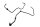ABS brake line rear hydraulic line BMW R 1200 GS K25 0307 R12 04-07