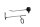 Brake line holder set fork left right Kawasaki ZR-7S ZR750F/H 01-04