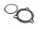 Exhaust muffler gasket clamping ring flange Kawasaki ZR-7S ZR750F/H 01-04