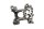 knastaksellejeblok venstre topstykke BMW R 1200 GS K25 0307 R12 04-07