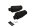 Voetsteunen achterpassagiers links rechts BMW R 1200 GS K25 0307 R12 04-07