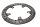 Bakre borrad bromsskiva, hydraulisk broms BMW R 1200 GS K25 0307 R12 04-07