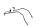 conduite de frein ABS avant hydraulique BMW R 1150 R Rockster R28 0308 03-05