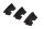 Bränsletankens gummibuffertsats tanklager BMW R 1200 GS K25 0307 R12 04-07