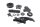 Tendeur de chaîne de distribution, chaîne de distribution, rail de guidage Kawasaki ZRX 1100 ZRT10C 97-00