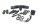 kamaxellagerblock höger, skruvsats BMW R 1150 R Rockster R28 0308 03-05