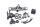 kamaxellagerblock höger, skruvsats BMW R 1150 R Rockster R28 0308 03-05