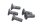 Juego de tornillos para discos de freno traseros BMW R 1150 R Rockster R28 0308 03-05