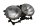 Phares doubles avec support Honda XRV 750 Africa Twin RD04 90-92