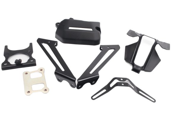 Ensemble support de plaque dimmatriculation, support universel, porte-plaque, couvercle Yamaha MT-07 700 A 26-26