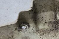 Linker vorkbeschermer, stofkap, kuip Honda XRV 750 Africa Twin RD04 90-92