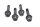 Wielbouten achterwiel velg wielschroevenset BMW R 1150 R Rockster R28 0308 03-05
