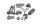 Bevestigingsbeugel voor dynamo-montageschroeven BMW R 1150 R Rockster R28 0308 03-05