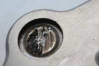 Ylempi haarukan silta, ohjauspään mutteri, haarukan kiinnike BMW R 1100 S 259 0422 R2S 98-05