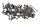 Moottorin pulttisarja, ruuvit, pultit, tiivistesarja, moottori BMW K 1300 GT K44 0538 09-11