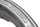 Etupyörän vanne 16 tuumaa, 5-puolainen, hopeanvärinen edessä BMW R 1200 CL 0442 K30 259C 03-05