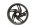 Achterwielvelg, aluminium velg, achter, 5 spaken BMW R 1200 GS K25 0307 R12 04-07