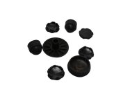 Juego de tapas para tapones de marco con diseño de cuernos 679703 BMW K 1300 GT K44 0538 09-11