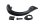 Bagagedrager links, bevestigingsbeugel voor fietstassen Kawasaki ZR 7S ZR750F H 01-04