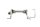 istuimen sarana, istuimen kiinnike, lukitusjousi Honda CBR 900 RR SC33 96-97