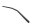 Guidon 22 mm noir 780 mm universel Streetfighter Motorrad Zubehör universell