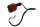 Forreste venstre blinklys, orange, kabellængde Honda XRV 750 Africa Twin RD04 90-92