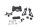 Support de plaque dimmatriculation, réflecteur, support, entretoise, ensemble, arrière Yamaha MT-07 700 A 26-26