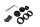 Kit de montaje de la cubierta superior del carenado delantero Yamaha YP 125 RA X-Max 22-22