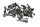 vis à six pans creux, jeu de vis, moteur BMW R 1100 S 259 0422 R2S 98-05